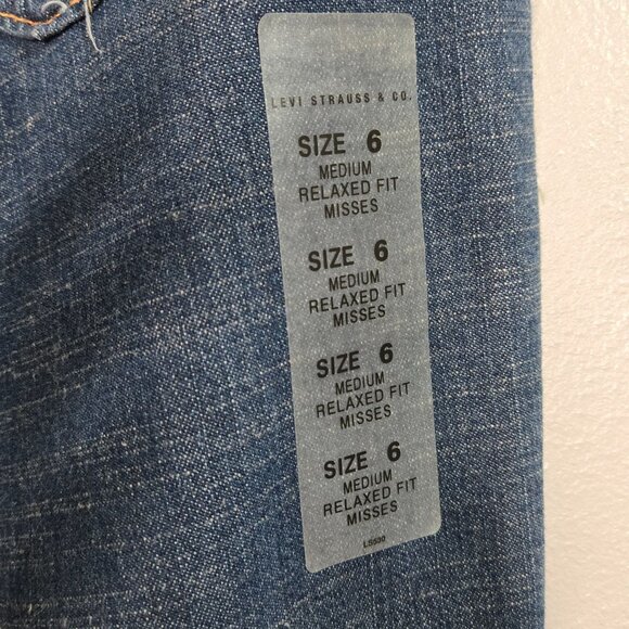 NWT Vintage  Levi Strauss & Co. 550 Women's Misses Medium Relaxed Fit Jeans Size - Picture 5 of 8